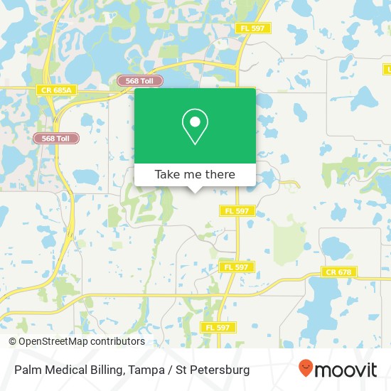 Mapa de Palm Medical Billing