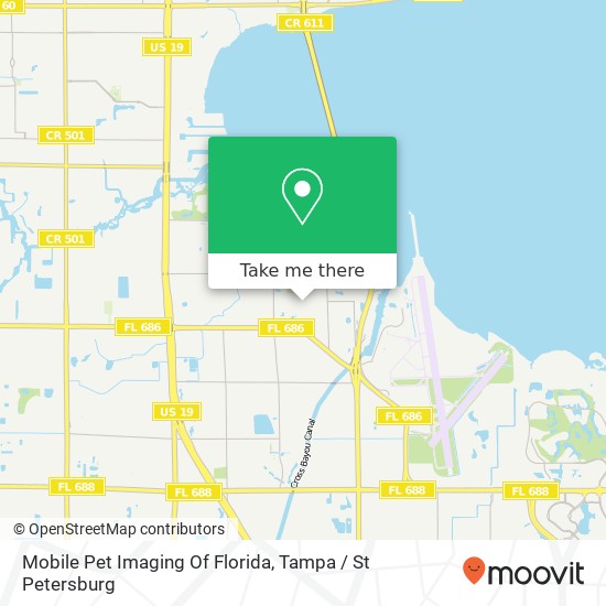 Mapa de Mobile Pet Imaging Of Florida