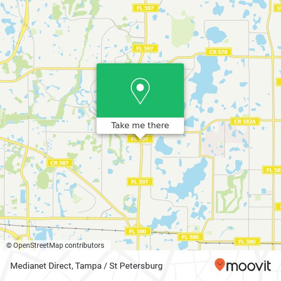 Mapa de Medianet Direct