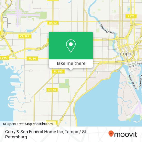 Curry & Son Funeral Home Inc map