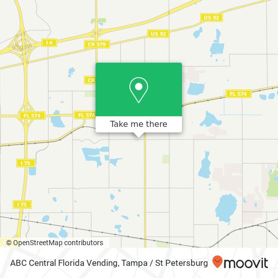 ABC Central Florida Vending map