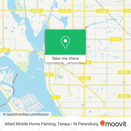 Allied Mobile Home Painting map