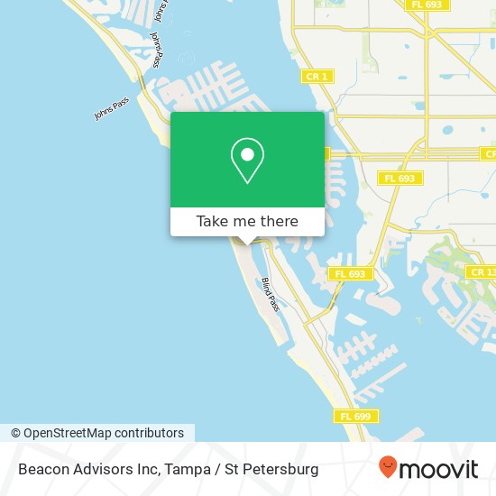 Beacon Advisors Inc map