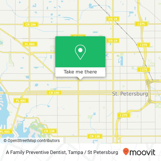 A Family Preventive Dentist map