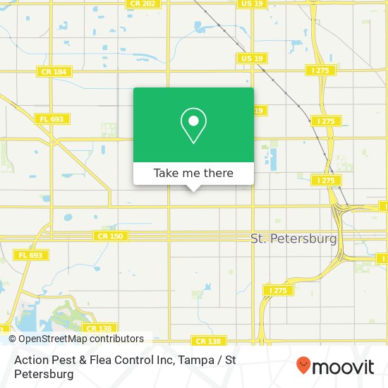 Action Pest & Flea Control Inc map