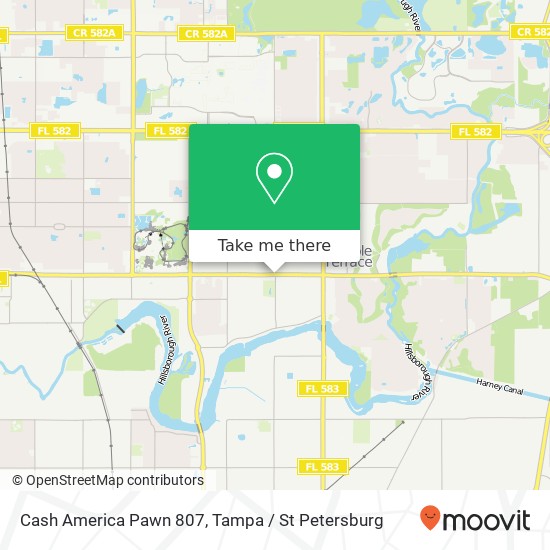 Cash America Pawn 807 map