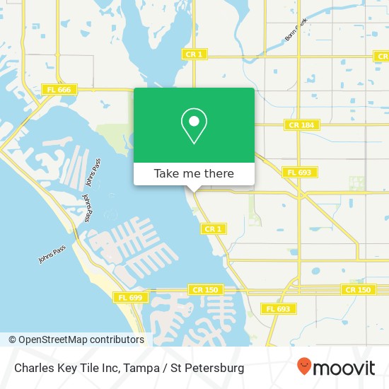 Charles Key Tile Inc map