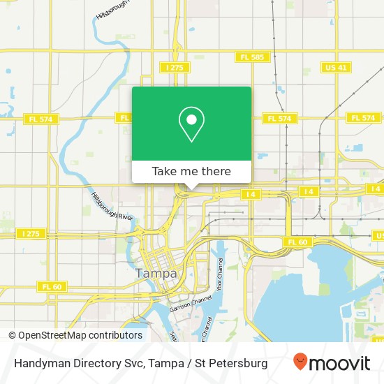 Handyman Directory Svc map