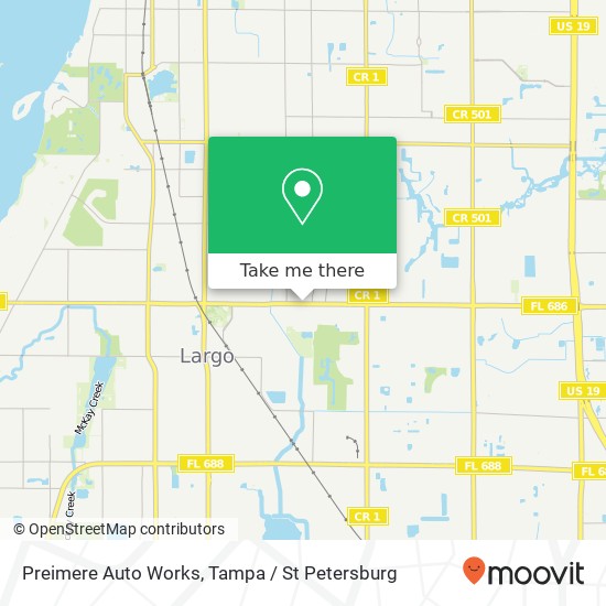 Preimere Auto Works map