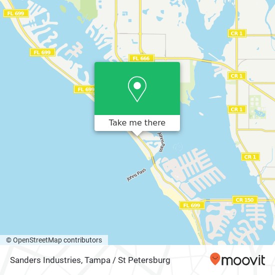 Sanders Industries map