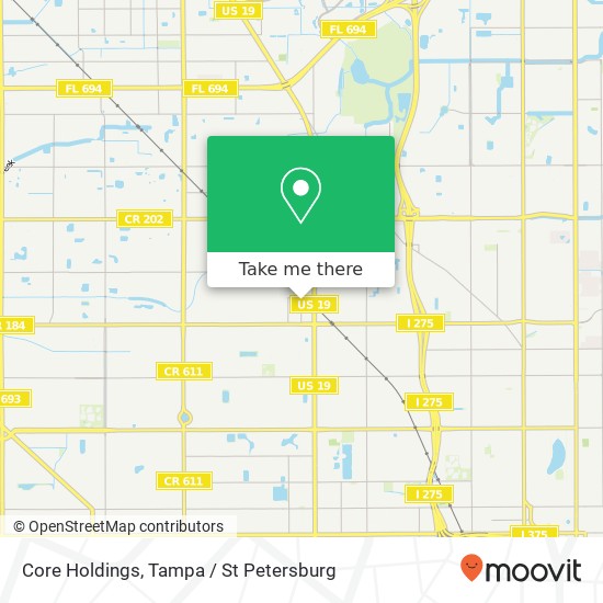 Mapa de Core Holdings