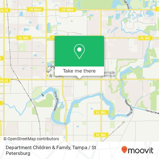 Department Children & Family map