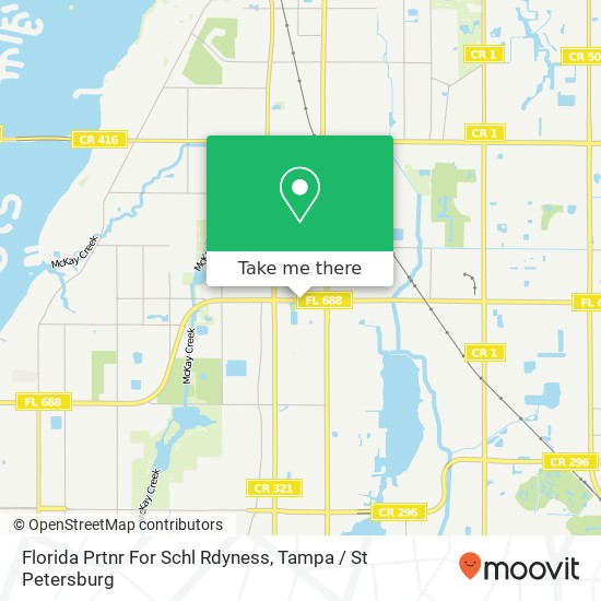 Florida Prtnr For Schl Rdyness map