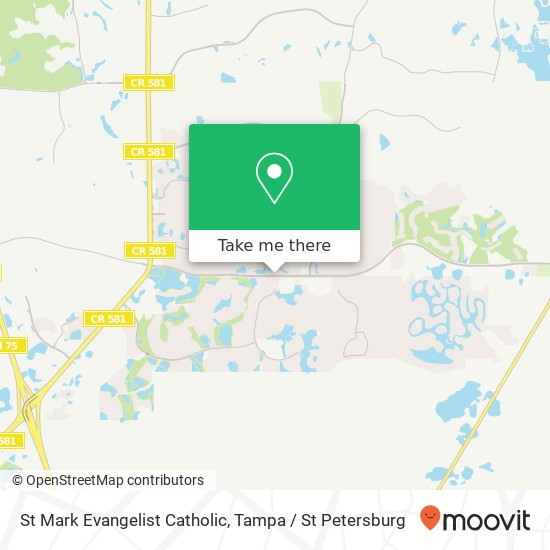 St Mark Evangelist Catholic map