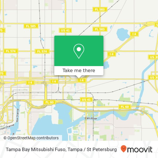 Mapa de Tampa Bay Mitsubishi Fuso