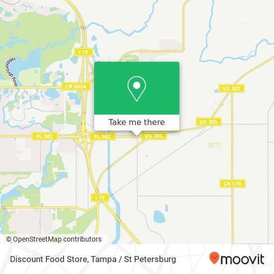 Discount Food Store map
