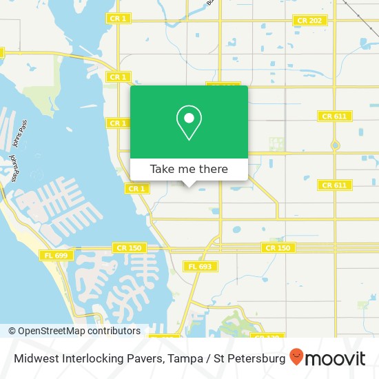 Midwest Interlocking Pavers map