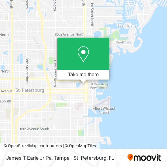 James T Earle Jr Pa map
