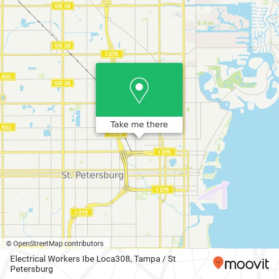 Electrical Workers Ibe Loca308 map