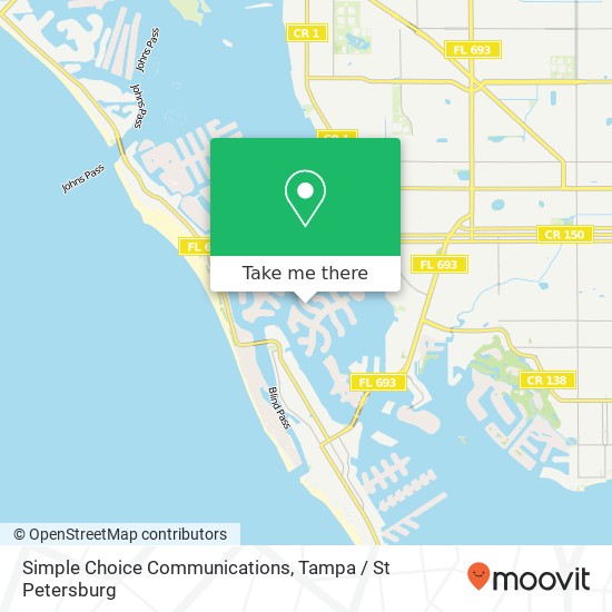 Mapa de Simple Choice Communications