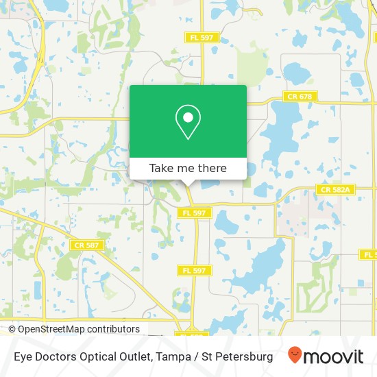 Mapa de Eye Doctors Optical Outlet