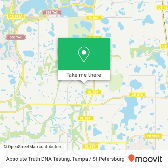 Mapa de Absolute Truth DNA Testing