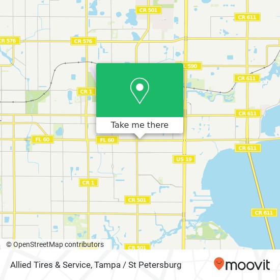 Allied Tires & Service map