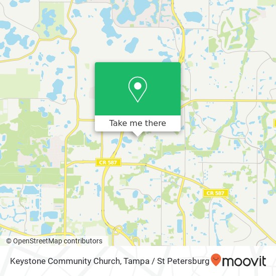 Keystone Community Church map