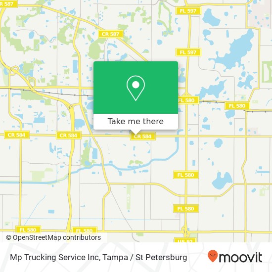 Mp Trucking Service Inc map