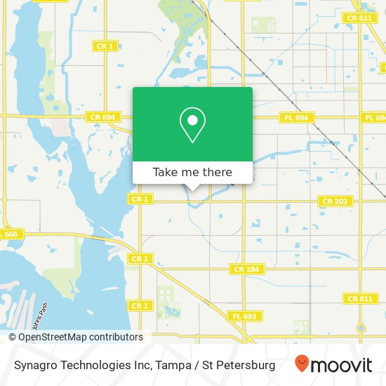Mapa de Synagro Technologies Inc