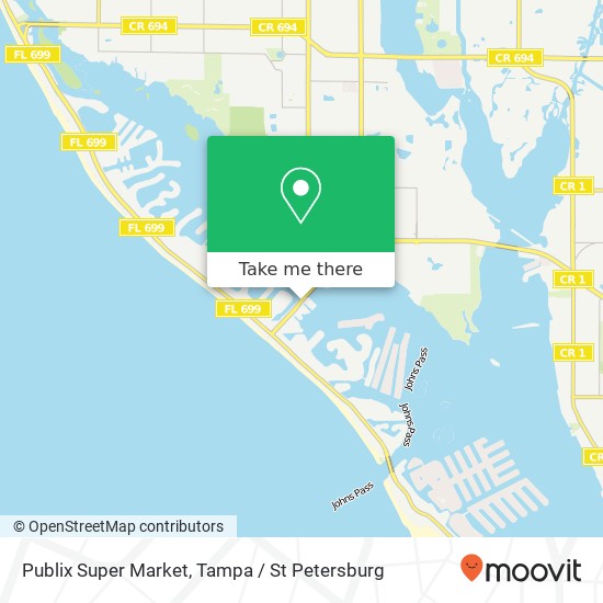 Mapa de Publix Super Market