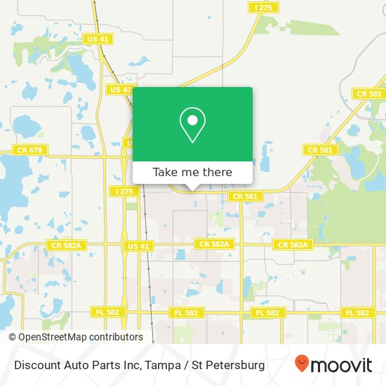 Discount Auto Parts Inc map