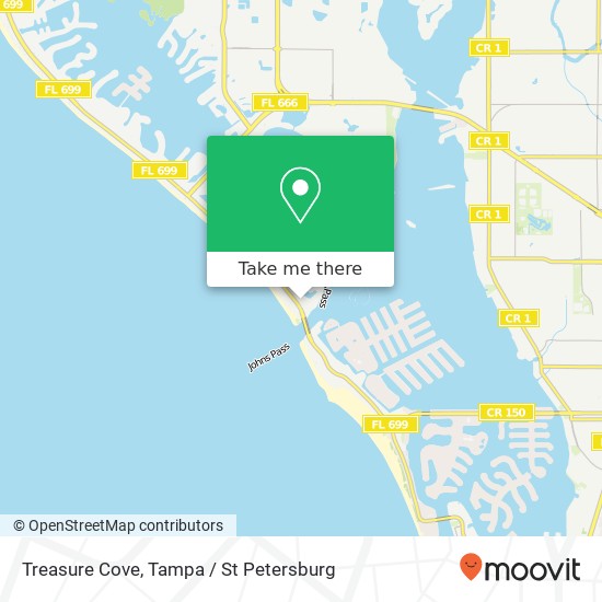 Treasure Cove map