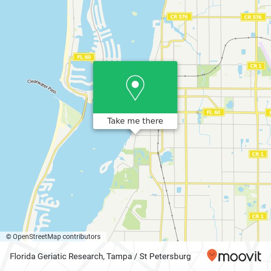 Florida Geriatic Research map