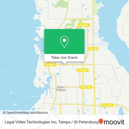 Legal Video Technologies Inc map