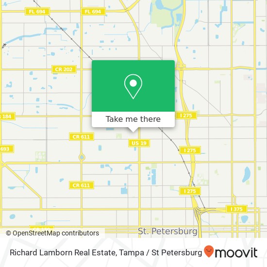 Richard Lamborn Real Estate map