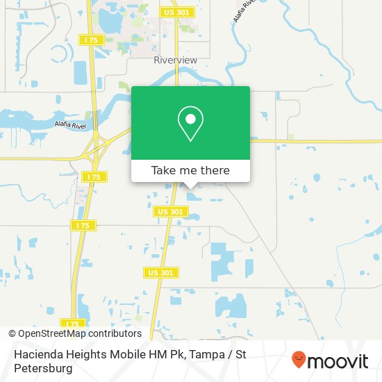 Hacienda Heights Mobile HM Pk map