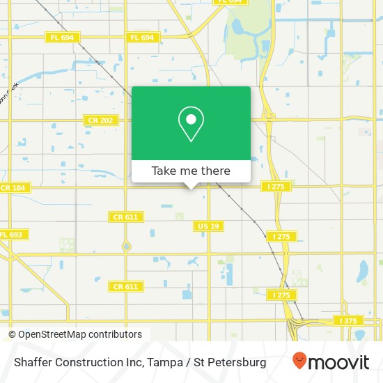 Mapa de Shaffer Construction Inc