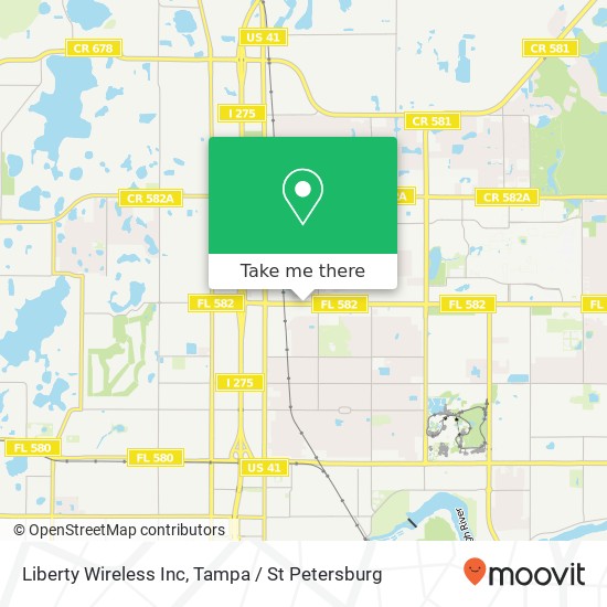 Mapa de Liberty Wireless Inc