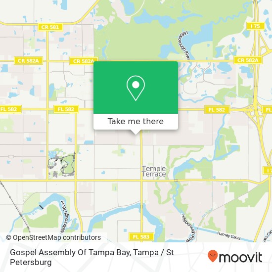 Gospel Assembly Of Tampa Bay map