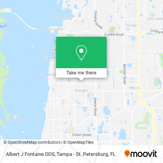 Albert J Fontaine DDS map