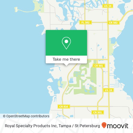 Royal Specialty Products Inc map