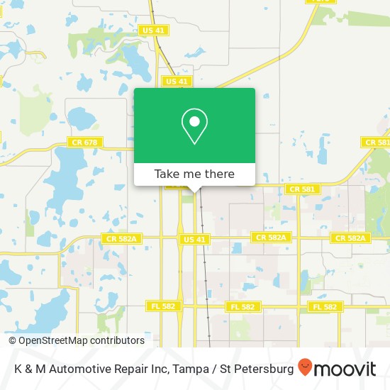 Mapa de K & M Automotive Repair Inc