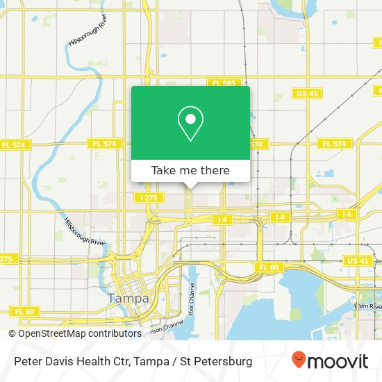 Peter Davis Health Ctr map