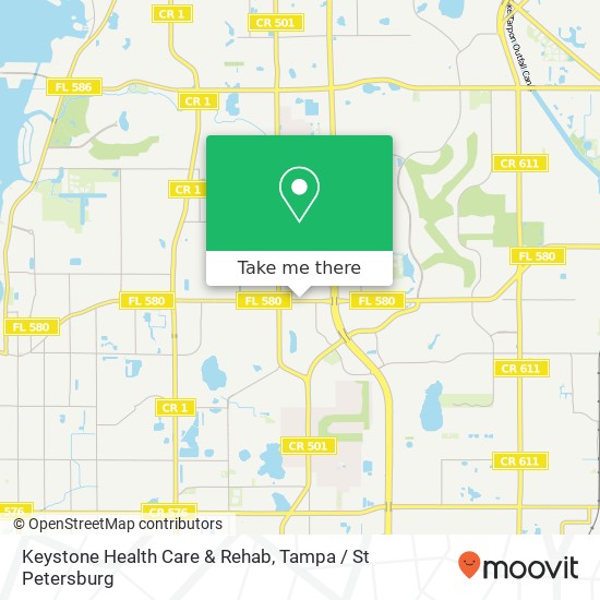 Keystone Health Care & Rehab map