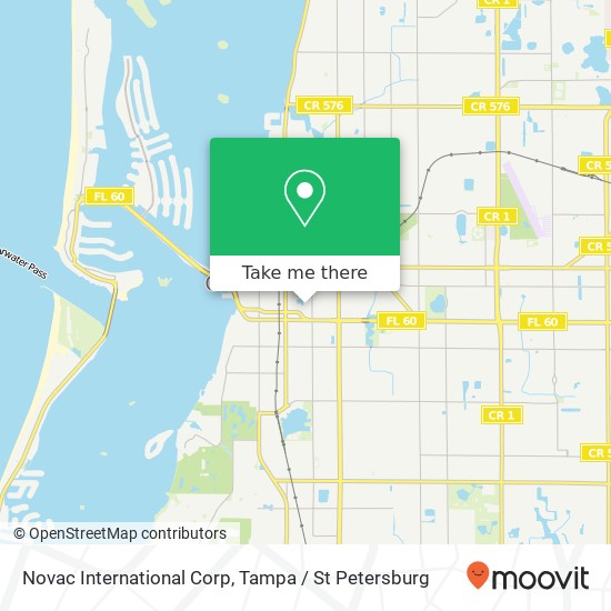 Novac International Corp map