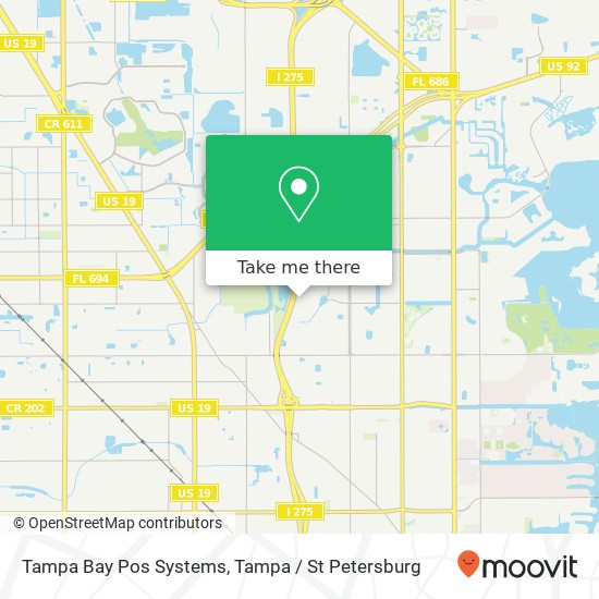 Tampa Bay Pos Systems map