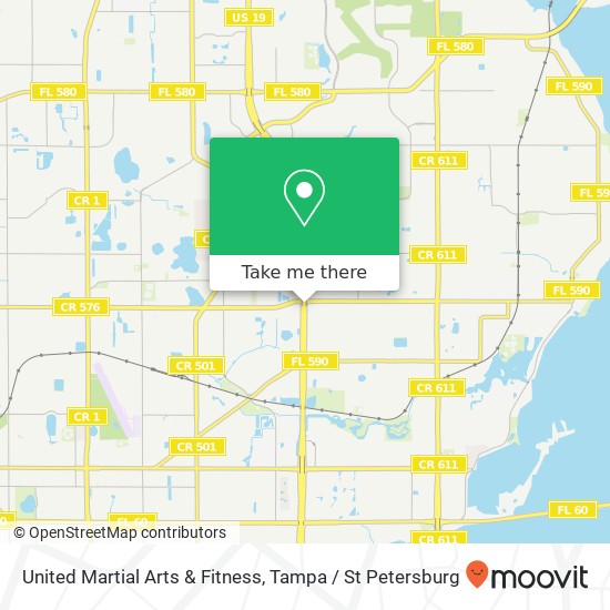 Mapa de United Martial Arts & Fitness