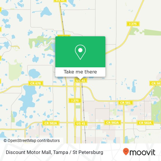 Discount Motor Mall map