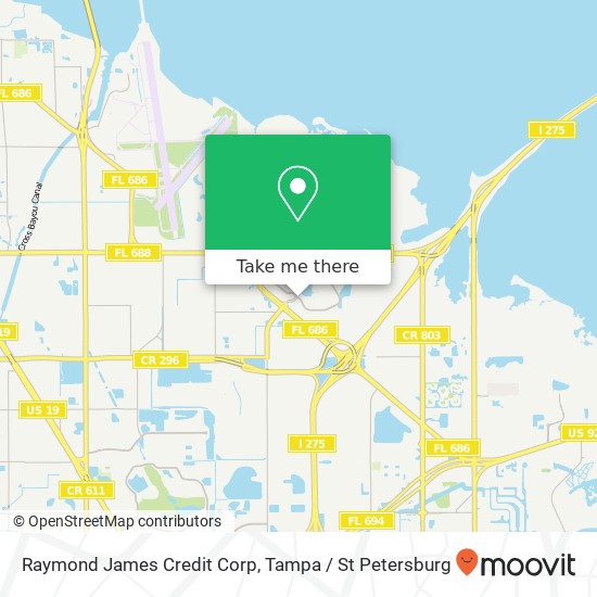 Mapa de Raymond James Credit Corp